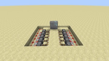 Minecraft how to make an ore piston trap