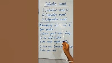 Indicative mood in grammar | #shorts | #viral | #englishgrammar |#intimateviewpoint