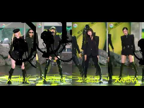 AESPA "LEMONADE" 4FanCams // MBC Music Core