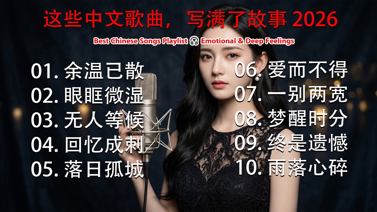 这些中文歌曲,写满了故事 2026 🎵 Best Chinese Songs Playlist | Emotional & Deep ...