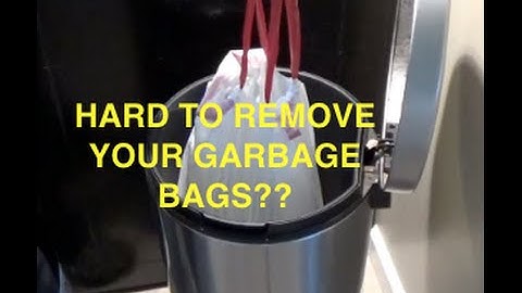 GARBAGE CAN BAG REMOVAL MADE EASY