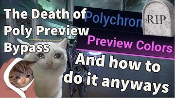 The Death of Polychrome Preview Bypass [And how to do it anyways] - Warframe Dojo Decorating - 2021