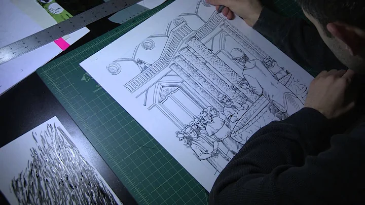 Tyrell Cannon- Comic Book Inking Time-lapse