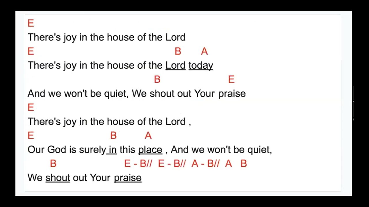 House of the Lord (Phil Wickham) Kids cover with Chords (key of E)