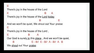 House of the Lord (Phil Wickham) Kids cover with Chords (key of E)