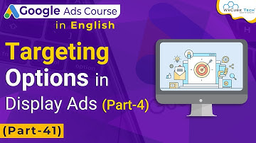 What are Targeting Options in Display Ad-4 in Google Ads- Tutorial For Beginners