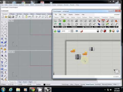 Grasshopper Tutorial: Basic Interfaces