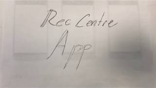 COSC 341 - Rec center app paper prototype