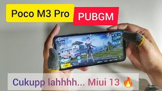 Test Gaming PUBG Poco M3 Pro 5G | Smooth Miui 13 Handcam Reindev Review