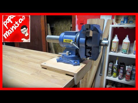 BENCH VISE MOUNT /// Very easy DIY