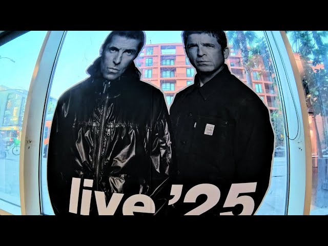 OASIS POP UP FAN STORE Hits LA CA 2025 Speed Tour FROM THE BACK TO