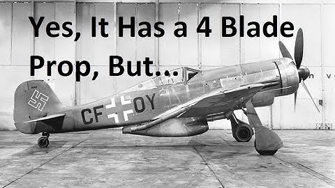 German Planes With Four Blade Props, Sort Of...