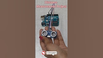 Distance Measurement Project II Make An Ultrasonic Distance Sensor Using Arduino UNO #ytshorts