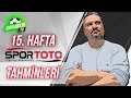 SPOR TOTO 15.HAFTA İDDAA TAHMİNLERİ iddaabilir - YouTube