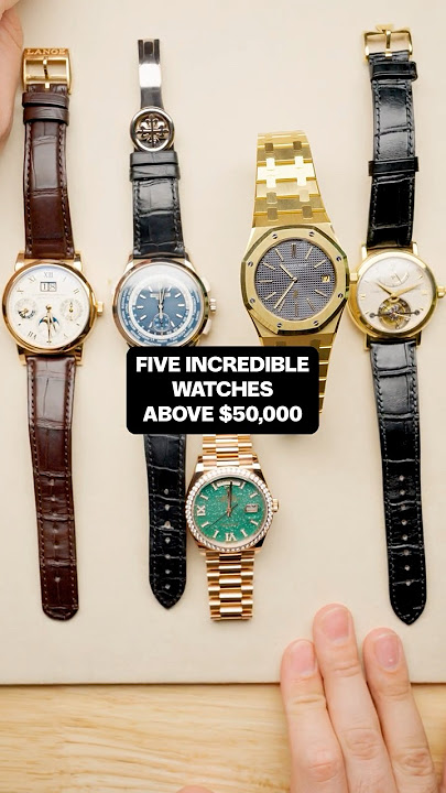 Five Incredible Watches Above $50,000: Rolex, Patek Philippe & more l SwissWatchExpo