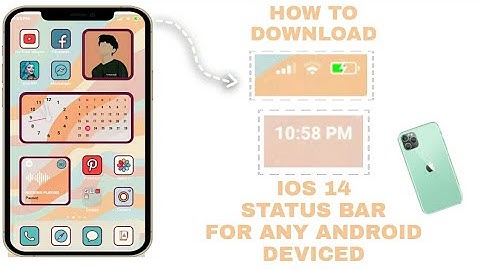 HOW TO INSTALL IOS 14 STATUS BAR ON ANY ANDROID BY: PRIME-2 DEVELOPER