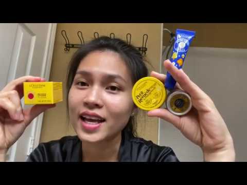 Cô 3 đập hộp review 4 loại dưỡng môi L'occitane