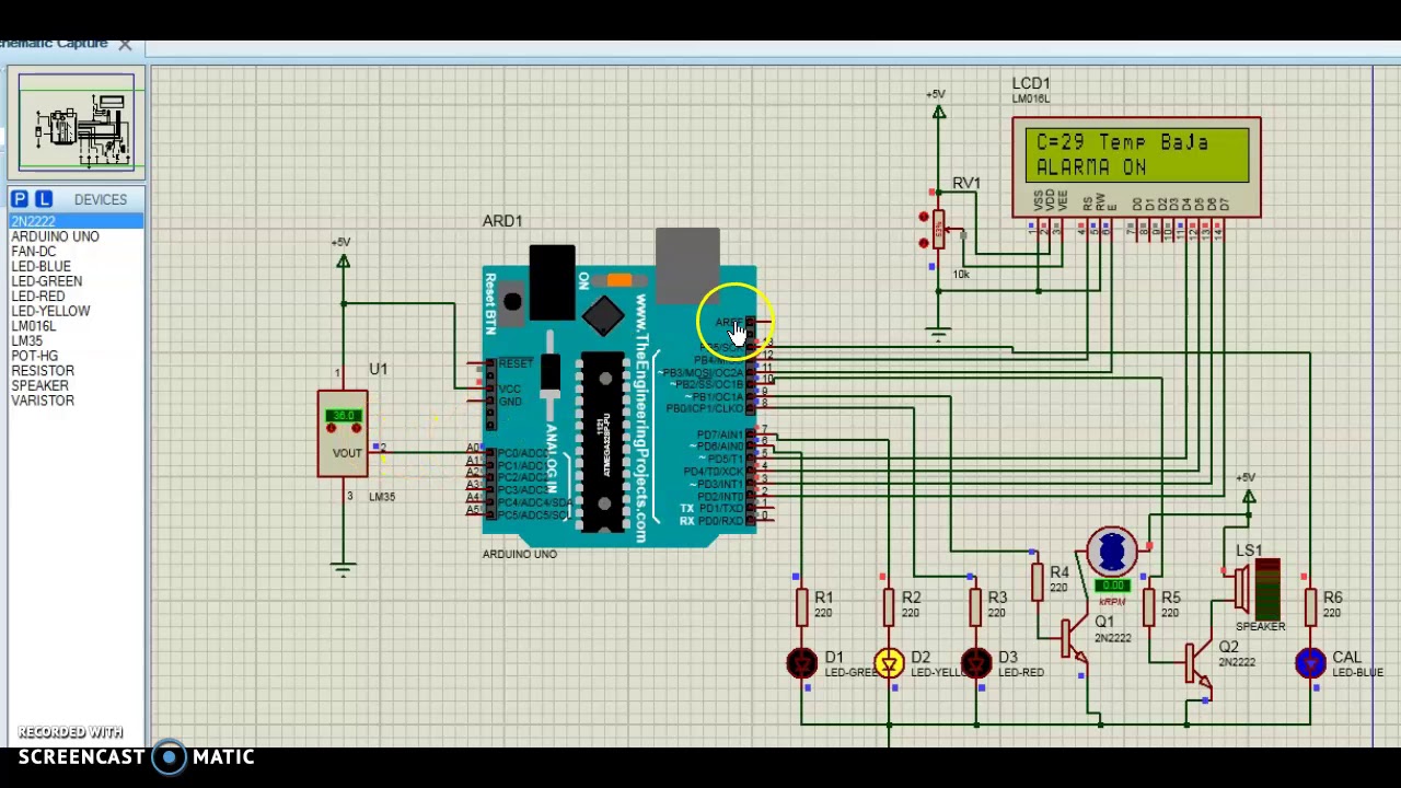 Incubadora neonatal-arduino-proteus - YouTube