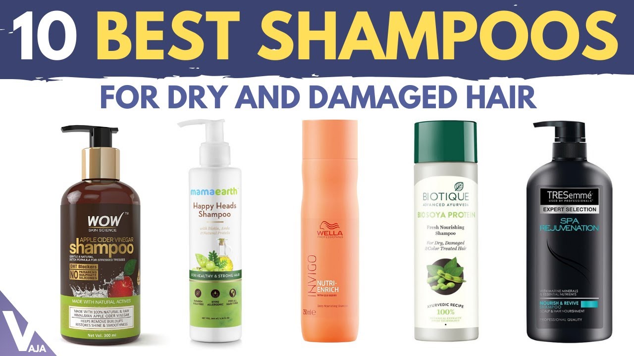 Top 10 Best Shampoos For Dry And Damaged Hair | Buyer's guide - YouTube