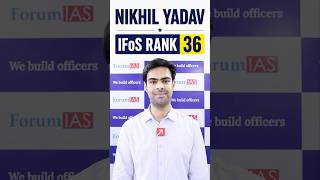 How I Cleared IFoS: My Preparation Journey &amp; ForumIAS Contribution #forumias #ifos #msg #ias #ips