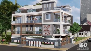 3D WALKTHROUGH FOR  RESIDENTIAL VILLA DESIGNED BY STUDIO VASTUSHILP DESIGN