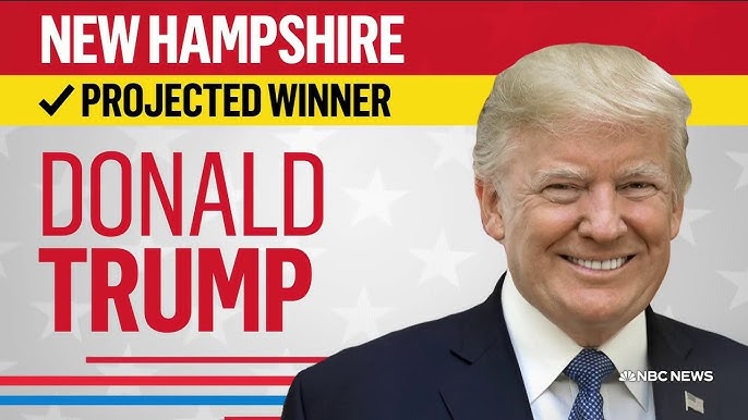 Breaking Nbc News Projects Trump Wins New Hampshire Republican Primary