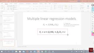Forecasting (15): Multiple regression method for forecasting