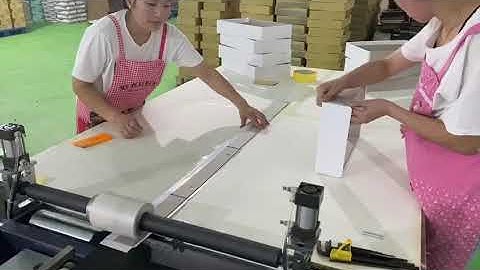 ASJ600 Gluing machine with feeder for non-bottom rigid box tray