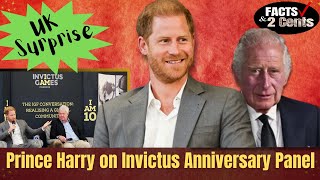 Prince Harry In UK for Invictus Celebration + King Charles Plays Silly Tabloid Games