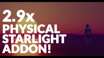 BLENDER 2.9x - Physical Light Addon!
