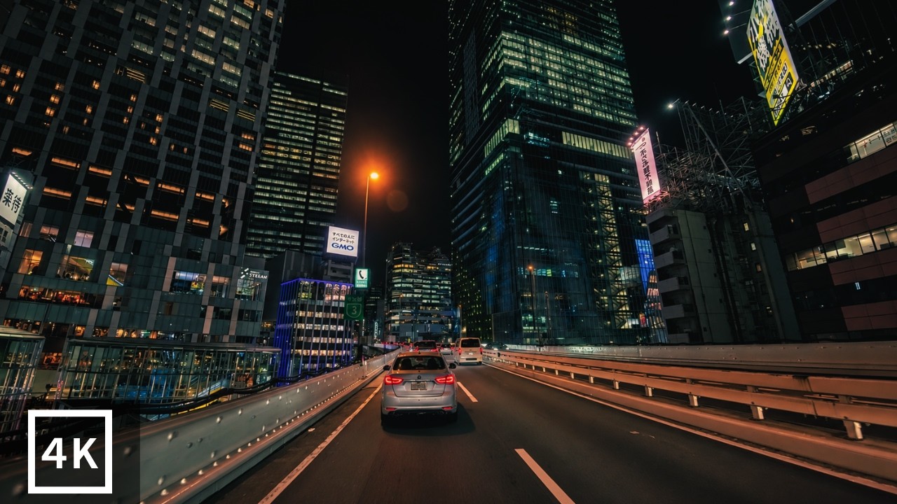 Tokyo Night Drive on the Metropolitan Highway🚗🌙 — From Ueno to