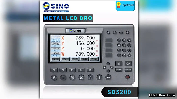 SINO Highend SDS200 Metal 4 Axis LCD Digital Readout Kits Test Intrusment Glass Linear Scale