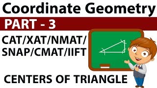 Coordinate Geometry Part 3 Centers of Triangle for CAT/XAT/NMAT/SNAP/CMAT/IIFT screenshot 3