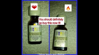 Aura Cacia Rosmary pure ESSENTIAL Oil review