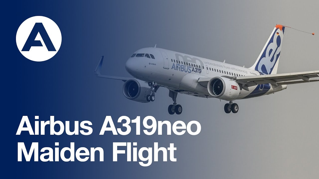 Airbus' A319neo takes to the skies - YouTube
