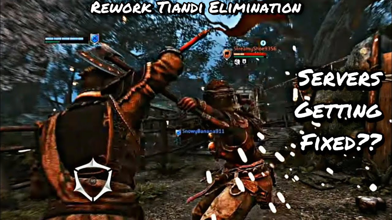 Servers Getting Fixed?? (Rework Tiandi Elimination) | For Honor