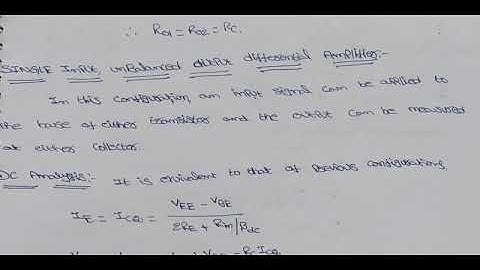 Single input unbalanced output differential amplifier