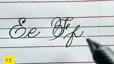 A to Z English capital and small letters cursive writing practice | how to write cursive handwriting