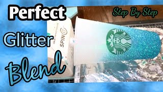 Perfect Ombre on Starbucks cup | Glitter Tumbler | Epoxy on a Starbucks cup