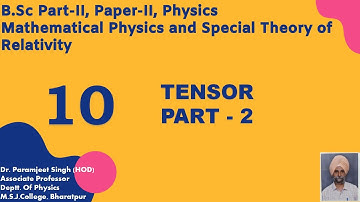#BSc #Learning #Physics BSc Part II P II, Tensor - Jacobian