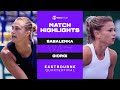 Aryna Sabalenka vs. Camila Giorgi | 2021 Eastbourne Quarterfinal | WTA Match Highlights