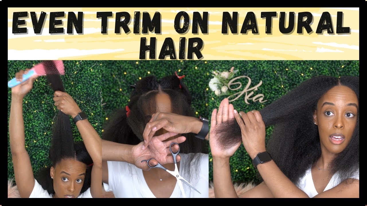 HOW TO TRIM YOUR OWN NATURAL HAIR Trim Natural Hair with Deeper Than