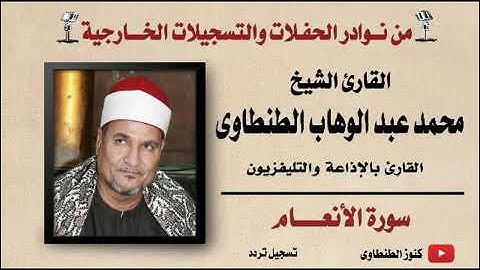 الشيخ .محمد عبدالوهاب الطنطاوي  سوره الأنعام