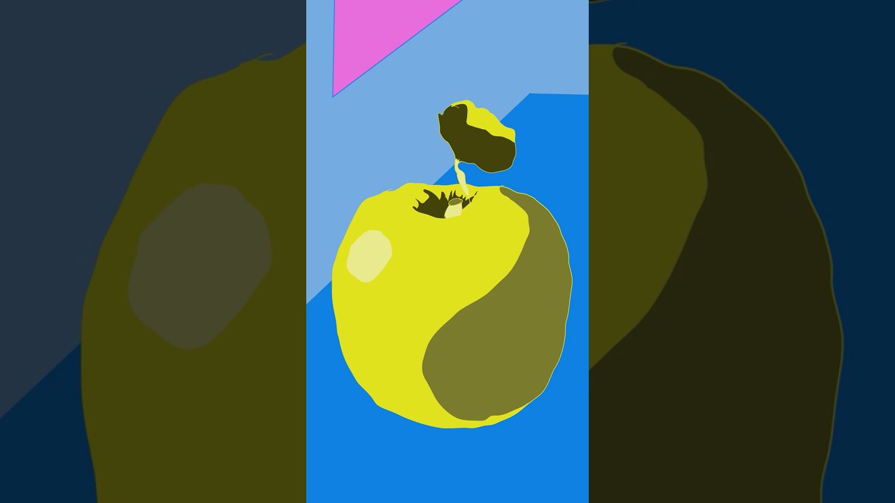 The Crow in the Apple 🍏🖤 – surreal animation short | Animación surrealista.El cuervo en la manzana