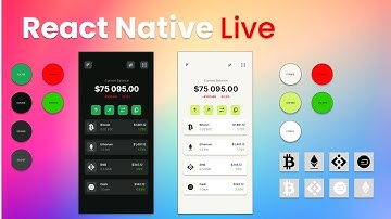 Creating a Cypto App UI with Darkmode in React Native