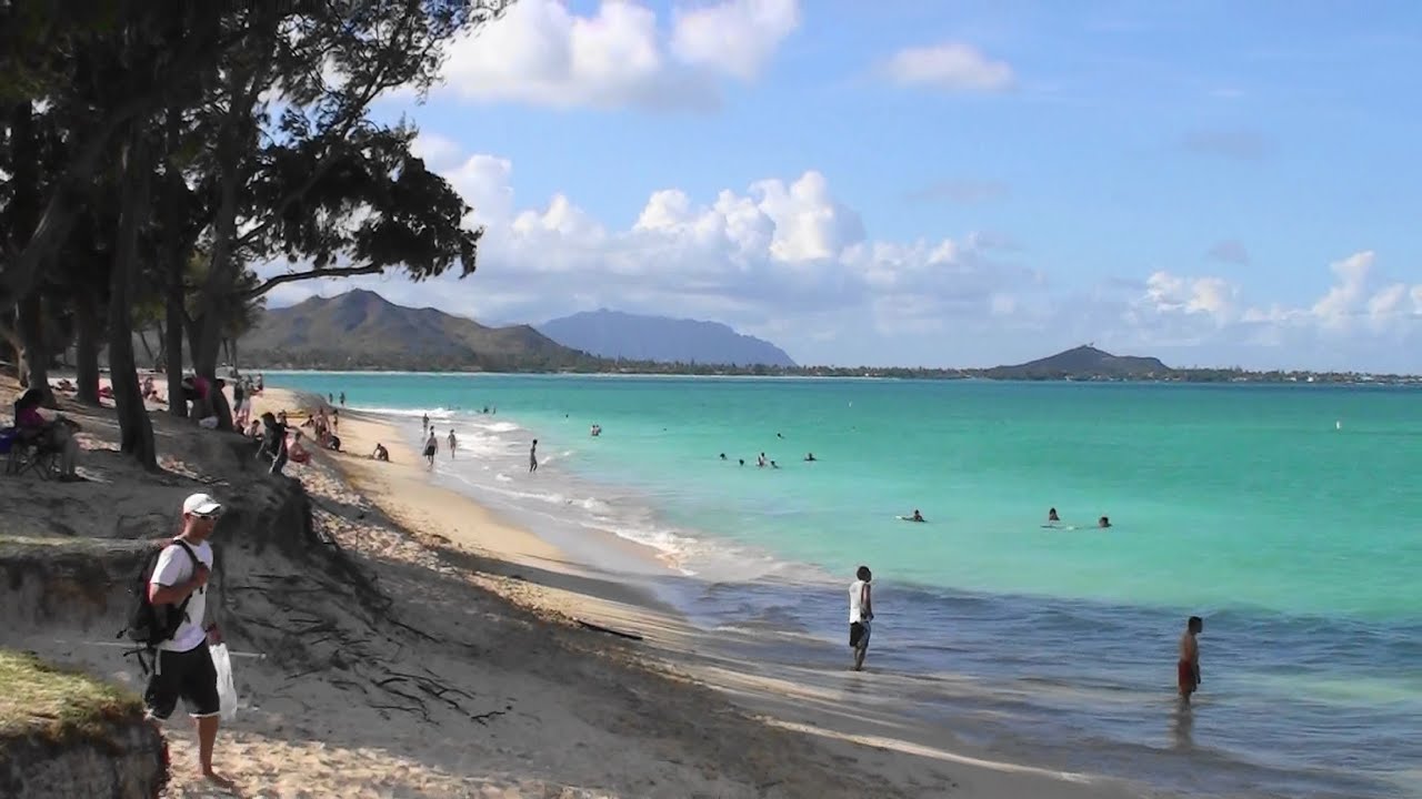 癒しの海 カイルア ビーチ パーク Kailua Beach Park ぶらり旅ハワイ Youtube