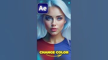 How to CHANGE COLOR of OBJECTS in After Effects #aftereffects