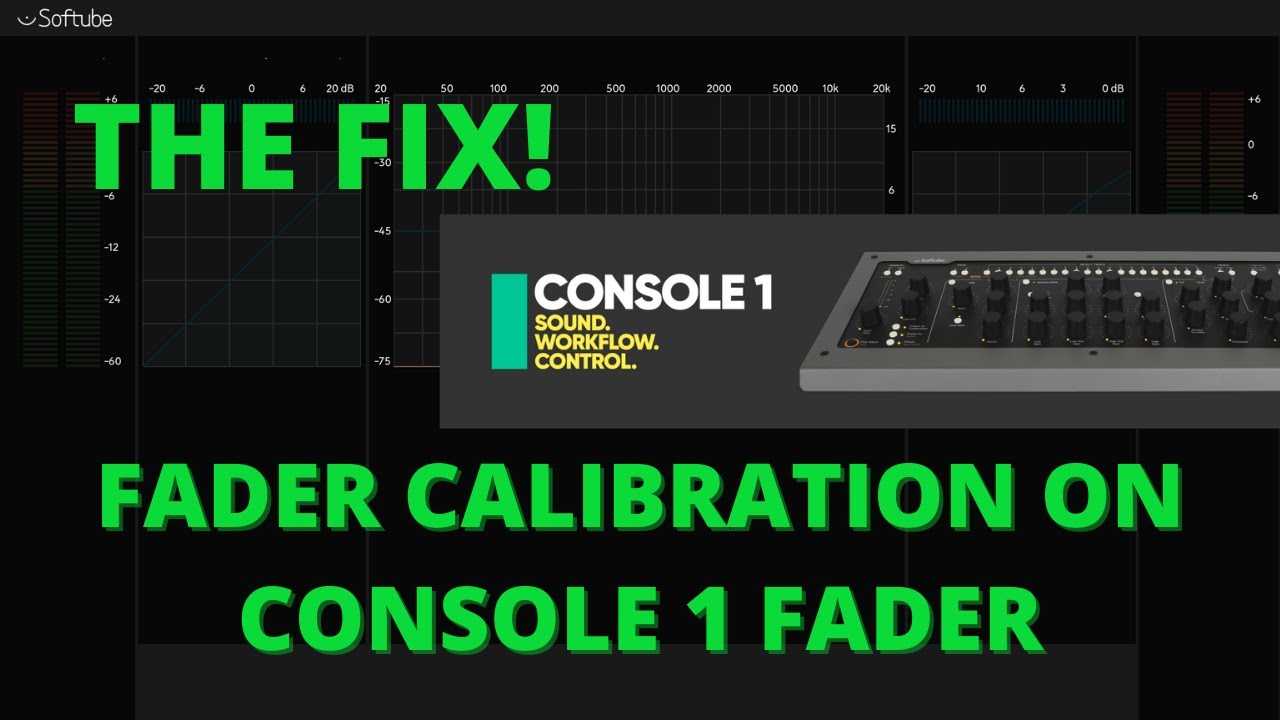 The Fix! - Softube Console 1 Fader Calibration - YouTube