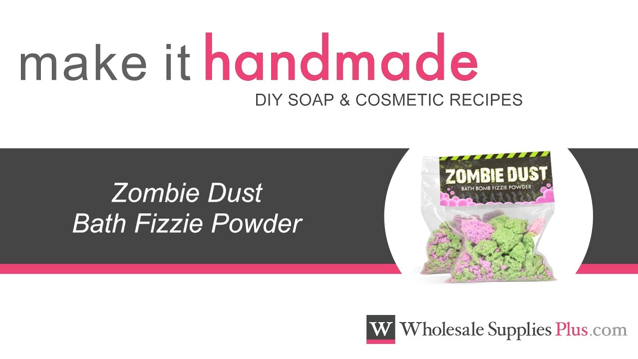 How to Make Zombie Dust Bath Fizzie Powder {Make It Handmade}