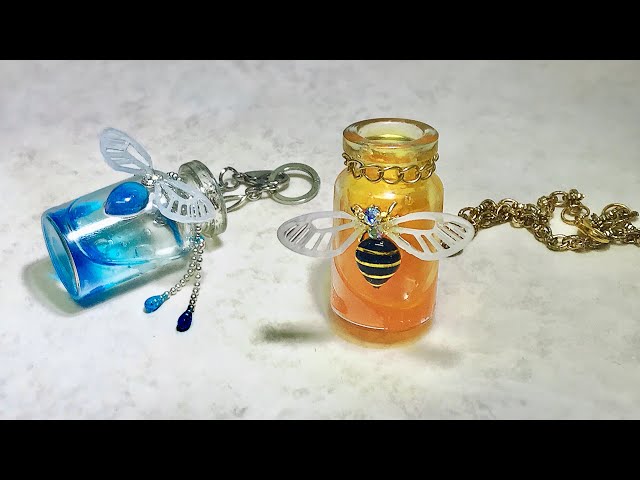 【UVレジン　100均】ハニーボトル作ってみました♡UV resin Honey bottle
